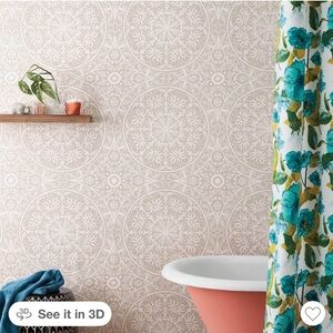 Opalhouse Cadiz Medallion Peel and stick Wallpaper, 5 roll bundle